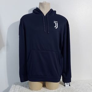 JUVENTUS sweaters size large color blue hooded Long sleeves